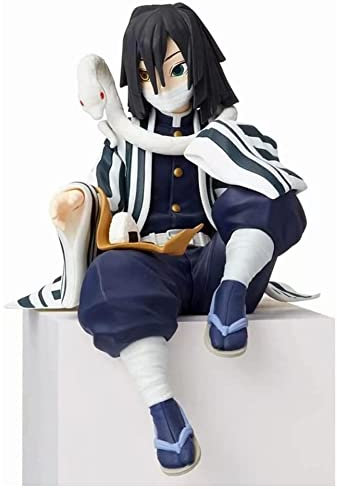 Jilijia Kamado Tanjiro, Agatsuma Zenitsu, Kanroji Mitsuri Anime Figur Sammlung Sitzposition Iguro Obanai Schwarz