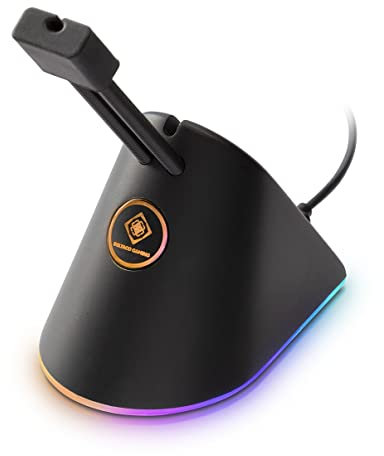 DELTACO GAMING RGB Maus Bungee - 8 RGB-Modi - USB-C - Schwarz