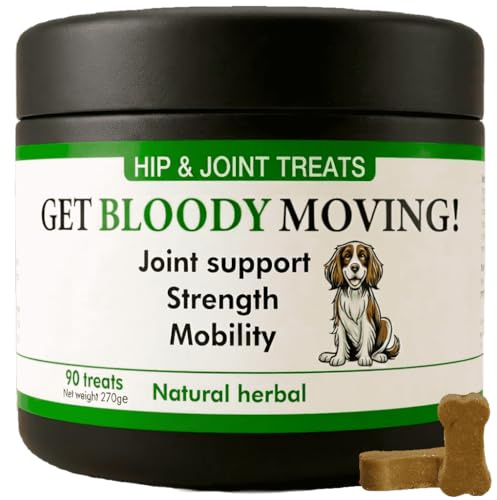 Adult Dog Joint Supplements for Stiff Older Dogs. 90 tasty soft chew hip tablets