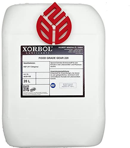 Xorbol Food Grade GEAR 220-20L Kanister - NSF H1 Getriebeöl - ISO VG 220