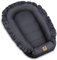PIMKO Babynest mit rüschen Babynestchen für Baby Kuschelnest Babykokon für Säuglinge und Neugeborene 100% Baumwolle Nestchen geeignet für Zuhause 55 x 90 cm (Vulcano mit Klappe)