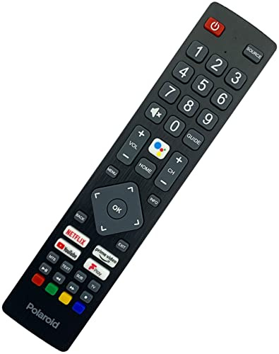 Original POF/RMC/0004 TV Remote Control Compatible with Polaroid P32RAM1071U PA32H4312LEKB P50UAM2351U PA50U5192MEKB Smart LED