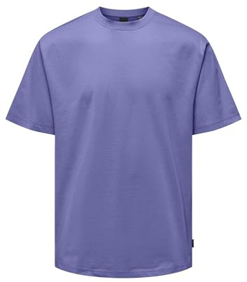 ONLY & SONS Men's Onsfred Life RLX Ss Tee Noos T-Shirt, Dusted Peri, L