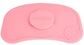 Twistshake Click Mat Base de Silicona Antideslizante para bebés, 38 x 25 cm, sin BPA, Rosa Pastel D2C