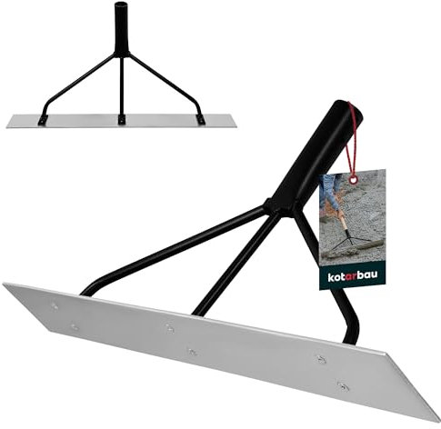 KOTARBAU® Betonverteiler Stahl 625x325 mm Betonglätter Betonschieber Beton Glätter Teerverteiler Splittschieber