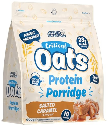 Applied Nutrition Critical Oats (600g) Salted Caramel - Funktionelle Lebensmittel - Eiweißhaltige Lebensmittel