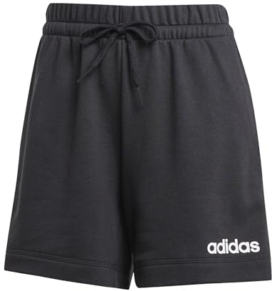 Adidas Damen Shorts Essentials Linear-Shorts, Französisches Frottee, Übergröße