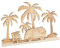 VBS Holz-Steckmotiv Campingurlaub 3-Teilig 26x3,5x18cm unbemalt DIY Holz Urlaub Basteln Dekoration