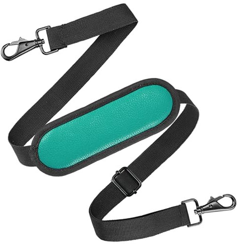 YOUSHARES Tragegurt Schultergurt für Taschen Ersatz Schultergurt Pet Carrier Strap Verstellbarer Gürtel mit Metall-Karabinerhaken für Gepäck Seesäcke Computertaschen Laptop-Tasche, Grün