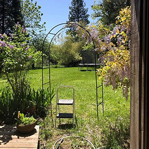 Arco de jardín, pérgola Redonda para jardín, para Bodas, Plantas trepadoras, para Interiores y Exteriores, para Fiestas, Bodas, Patios, enrejados, decoración para Fiestas Nupciales, pérgola