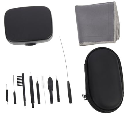 Healeved Portable Hearing Aid Cleaning Kit Set for Daily Use Durable Tools for Earwax Removal and Maintenance Essential Accessories for Hearing Aid Care