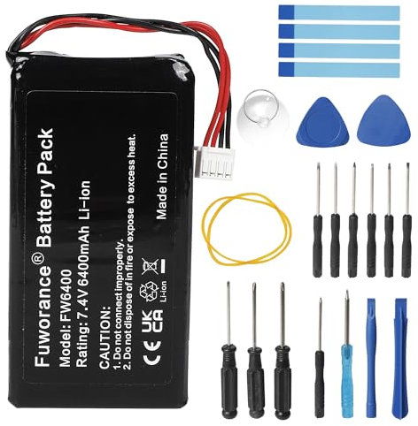 Fuworance 6400mAh 7.4V FW6400 Replacement Battery Compatible with DJI Phantom 4 Pro+ Advanced/3 Standard/SE Professional/Drones Professional Control/Inspire 2/1 V2.0 Pro/Raw/GL300C/GL300F Controller