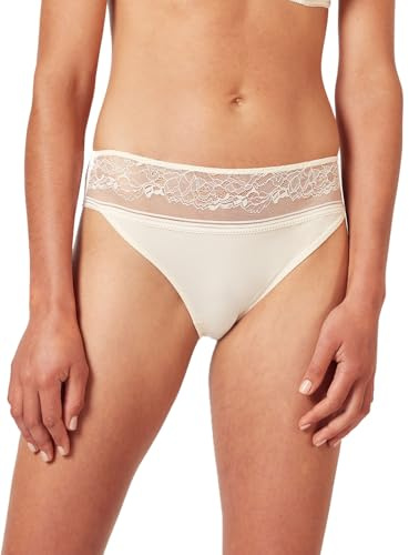 Huber Damen Rio Slip hautnah Soft Floral Micro 010109 Gr. 42 in Whisper White
