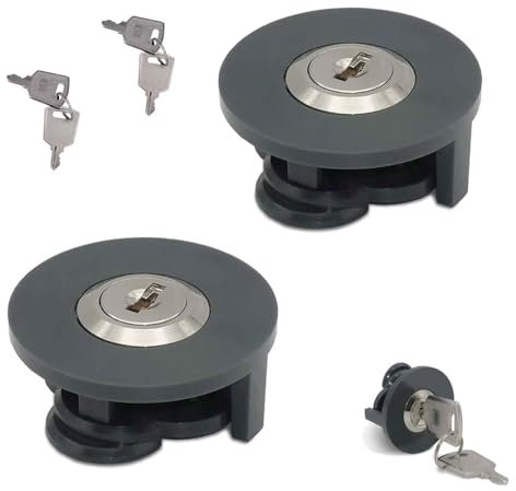 2 Stück Steckdosenschloss, Steckdosen Schutz, Lockable Steckdose Schutz, Ideal für Innen und Außenbereiche