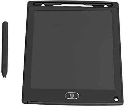 Digital Writing Tablet Easy to Wear Portable for Drawing Graffiti, LCD Sign Board Writer for, Tablet 8.5 Inch Full -screen Adult (Black)