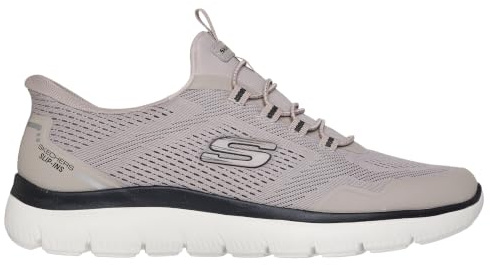Skechers Herren Summits Top Rate Turnschuhe | Sneaker, Blau, Elastische Schnürsenkel, Memory Foam, Vegan, Herren, Schuhe