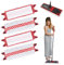 4 Pièces Serpillere Recharge pour Vileda Balai Microfibre Kit, pour Vileda Ultramax Mop/Plus Easy Wring Absorbante Recharge, pour Enlevez Les Taches Sales Gardez Le Sol Propre, Lavable en Machine