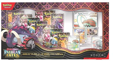 Pokémon TCG: Paldean Fates Great Tusk ex & Iron Threads ex Premium Collection
