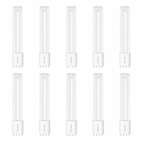 10xLEDVANCE DULUX LED Lampe, L24 HF & AC MAINS, Kaltweiß, 12W, 2G11 Sockel, 1500lm, 4000K, 10er SPARPACK