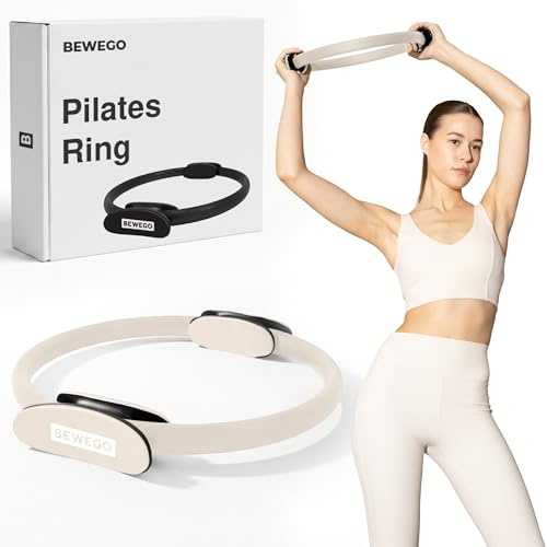 bewego Pilates Ring - 37 cm Fitnessring für Beckenboden, Core und Beine, Widerstandsring für Zuhause, Trainingsring im Essential Kit, Magic Circle für Stretching & Yoga