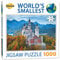 Cheatwell Games 13930 World's Smallest 1000 Piece Jigsaw Puzzle Neuschwanstein Castle, Various