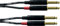 CORDIAL Cable audio doble jack mono 6 m Cable AUDIO Essentials Jack