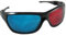 Rouge Bleu / Cyan 3D verres en plastique pour le match de film en 3D