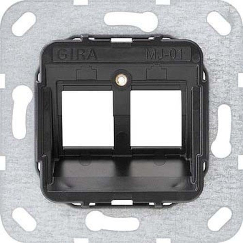 Gira 560100 Modular Jack 1, 2-Fach Tragring