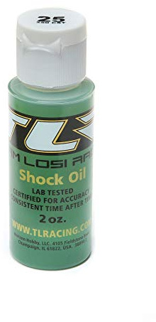 Silicone Shock Oil, 25WT, 250CST, 2oz