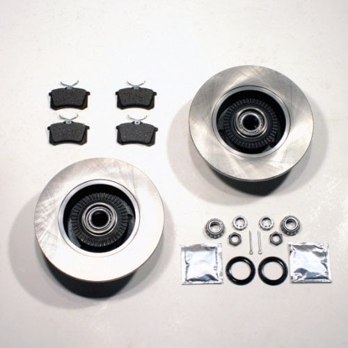 Bremsscheiben/Bremsen + montierte ABS Ringe + 2 Radlager hinten