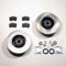 Bremsscheiben/Bremsen + montierte ABS Ringe + 2 Radlager hinten