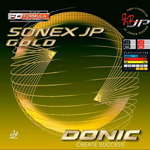 DONIC Belag Sonex JP Gold, schwarz, 2,3 mm