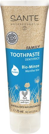 Sante Family Zahnpasta Zahncreme Bio Minze mit Fluorid 75 ml