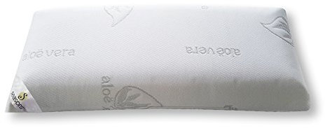 SEASONS - Almohada Viscoelástica 105 cm, Antiácaros y Antibacterias, Tejido con Hilo de Plata y Aloe Vera, Doble Funda, Tratamiento con Limpieza de Ozono, Fabricado en España