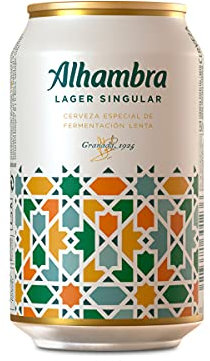 ALHAMBRA cerveza lager singular lata 33 cl