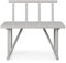 Tenzo 4030-912 Grain Designer Sitzbank Holz, grau gebeizt, 42 x 84 x 77 cm