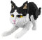 Balody Hockende Katze, Figur zum Zusammenbauen mit Nanoblocks, 1390 Teile