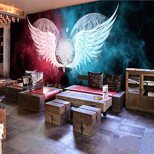 Fototapete Engelsflügel Moderne Wandbild Tapete 3D - Vliestapete - Wand Dekoration Für Küche Wohnzimmer Schlafzimmer Büro 450CMx300CM
