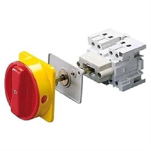 Gewiss Interruttore Rotativo 4P 16A Da quadro con manopola rossa GW70003