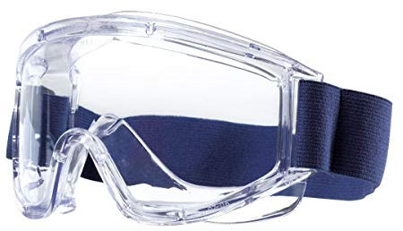 Schutzbrille Vollsicht Acetat Scheibe EN 166 VOLLSICHTBRILLE mit Gummiband Vollsichtschutzbrille