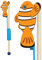 Tier Akrobaten - Clownfish von Deluxebase. EIN traditioneles Weltraum Holzspielzeug für (Klein-) Kinder.