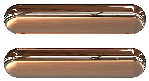 Ultion Sweet Multi-Layer Insulated Rounded 12 Letter Box Letterplate - Matching Door Furniture Available (Rose Gold)