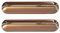 Ultion Sweet Multi-Layer Insulated Rounded 12 Letter Box Letterplate - Matching Door Furniture Available (Rose Gold)