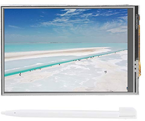 Display RPi Standard Pratico Portatile da 3,5 Pollici 480x320 4B Touch Monitor Resistivo con Penna Adatta per 4B/3B+/3B/2B