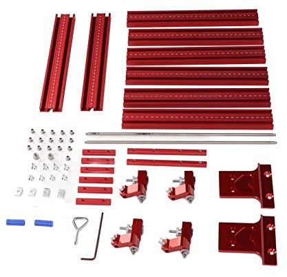 Saw Guide Rail, Aluminium Alloy Saw Guide Rail, Track Parallel Universal Tool Set Kit for Woodworking