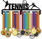 SUPERDANT Frauentennis Medaillenhalter Tennis Medaillen Aufhänger Tennis Wandmontage Hängend Frauentennis Medaillen Aufbewahrung Personalisiert Medaille Halter Geschenke für Sportler und Kinder