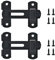 TMBMLPP Sliding Barn Door Lock, 2 Pack Black Stainless Steel Gate Latches, Flip Latch Safety Door Bolt, Garage Door Locks,Latch Lock, for Wine Cabinet, Outdoor, Garage, Window, Garden, Closet Door