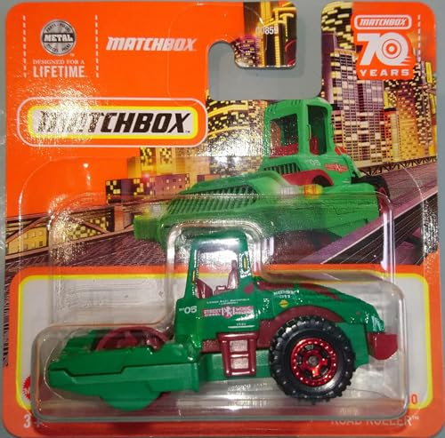 Matchbox Road Roller Green grün 52/100 Serie 2023 Straßenwalze