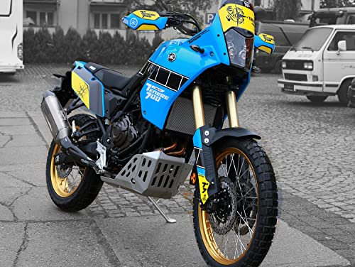 race-styles Aufkleber kompatibel mit Yamaha Tenere 700 | Dekor Design retroblue