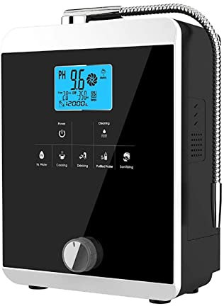 Máquina de agua alcalina, máquina ionizadora de agua, generador de agua de hidrógeno, produce pH 3.5-10.5 Sistema de filtro de agua de agua ácida alcalina para el hogar